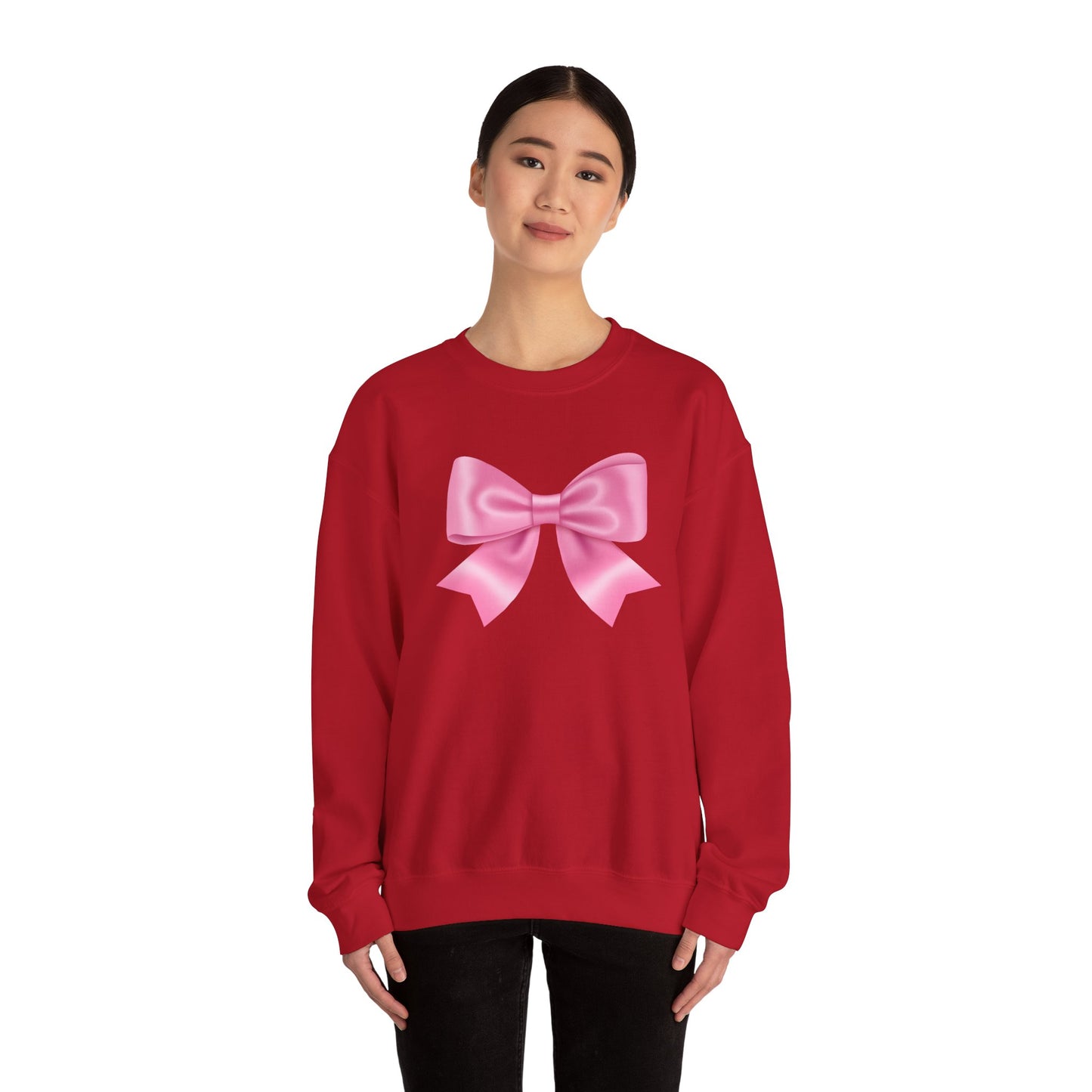 Pink Ribbon Bow Sweatshirt