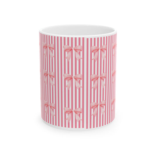 Bows and Stripes Mug