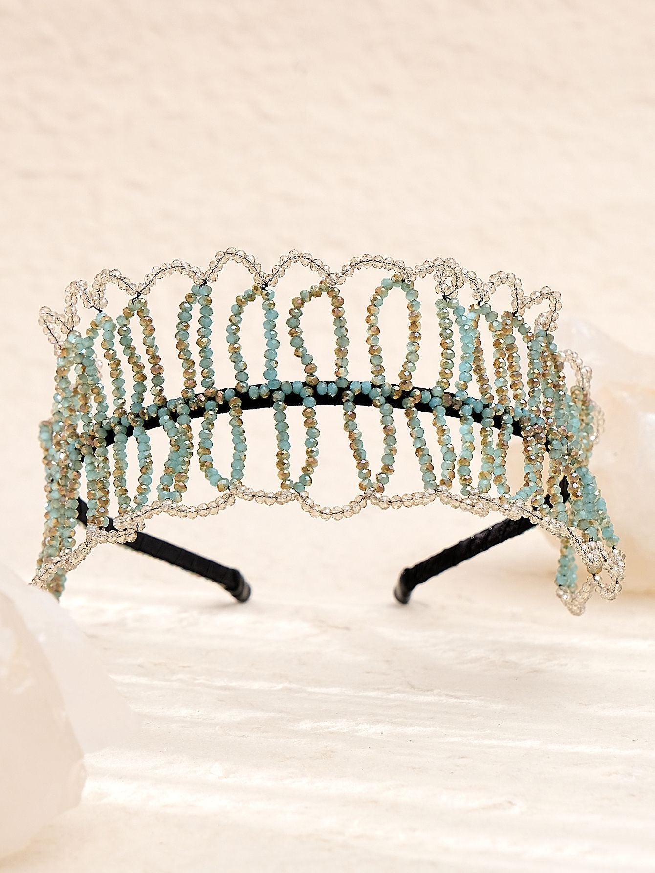 Flower Crystal Hair Band