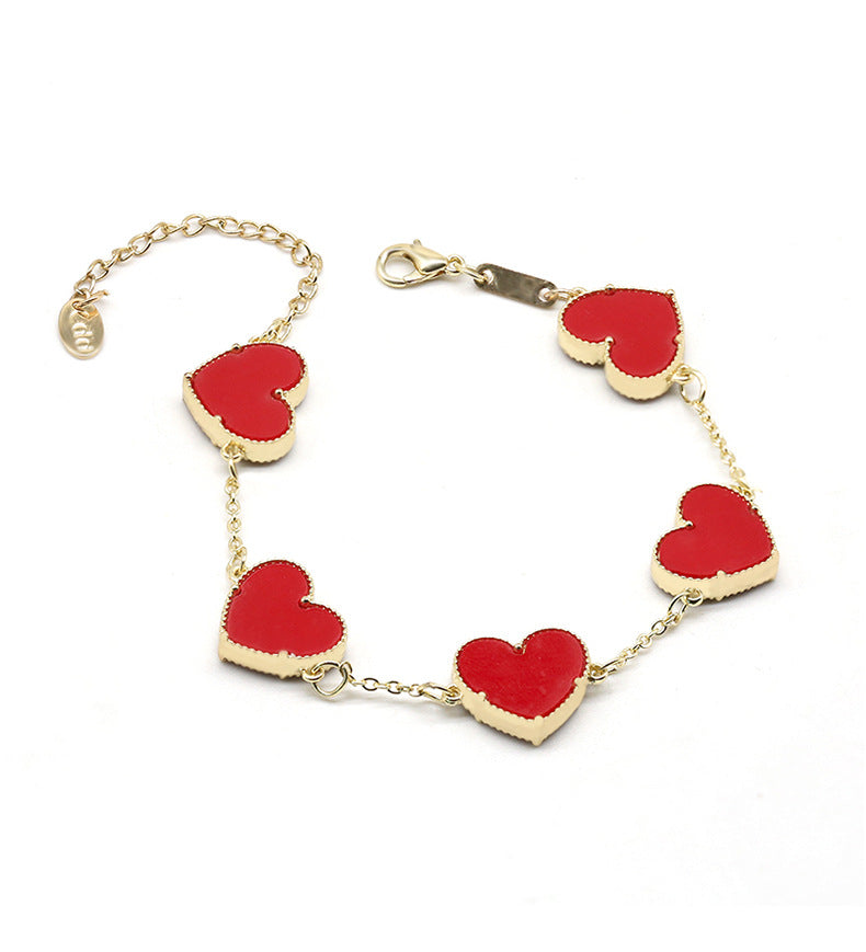 Heart Chain Bracelets