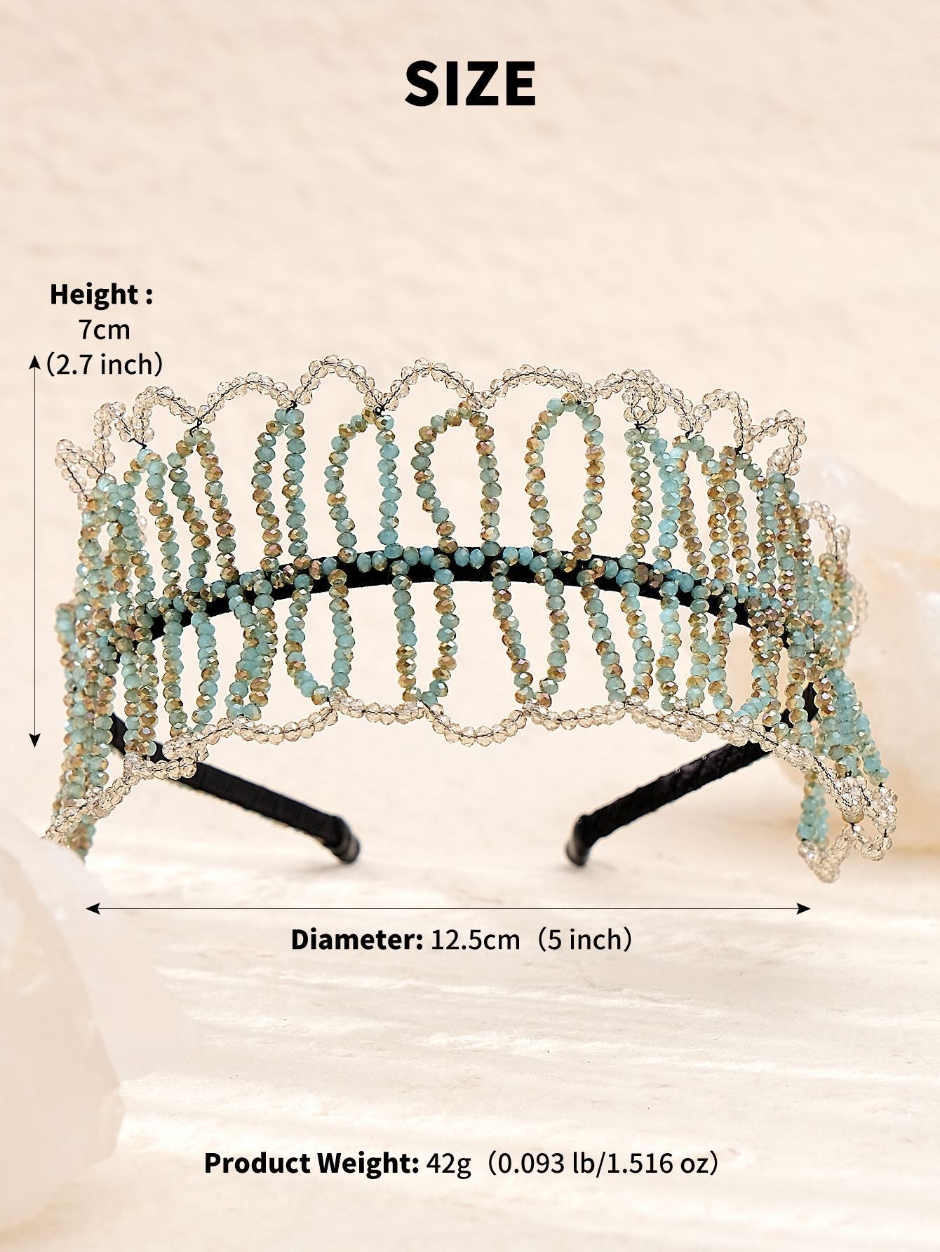 Flower Crystal Hair Band