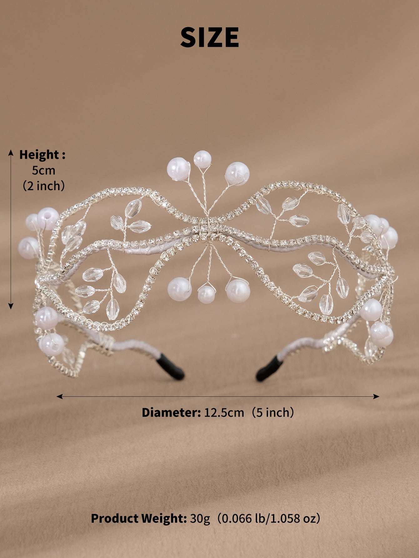 Flower Crystal Hair Band