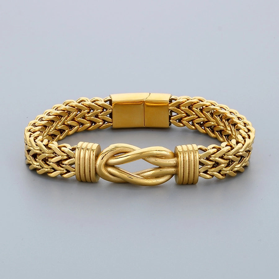 Rope Chain Bracelets (18K Gold Plated)