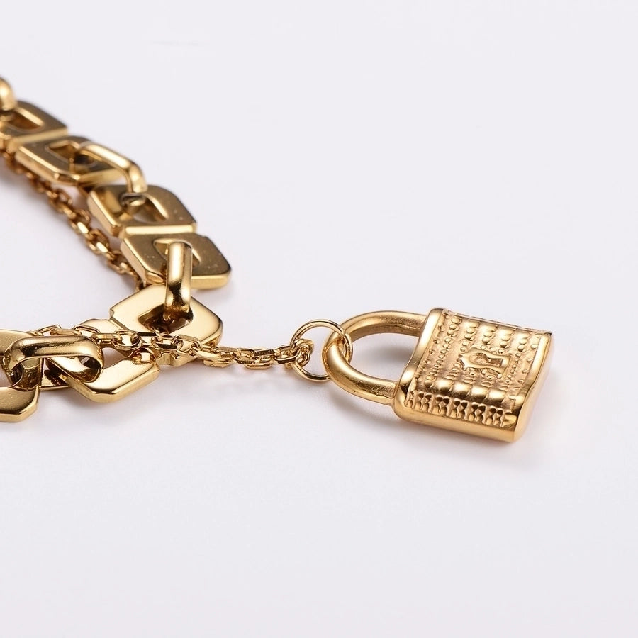 Lock Layered Necklaces