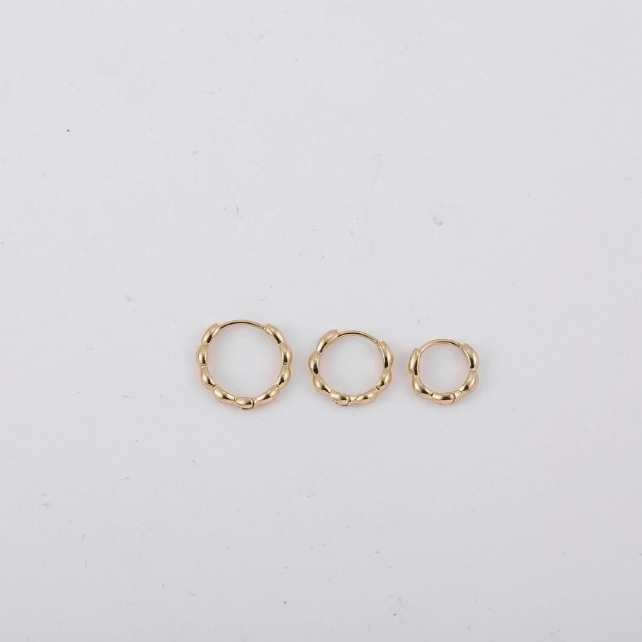 Shape Hoop Earings-1 pair