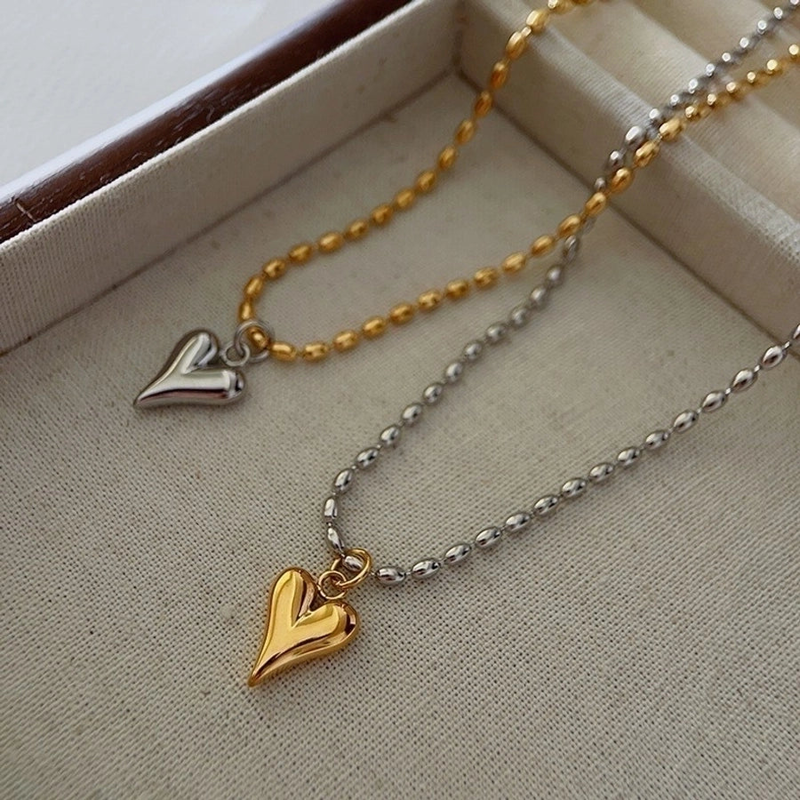 Classic Heart Necklace-18K Gold Plated