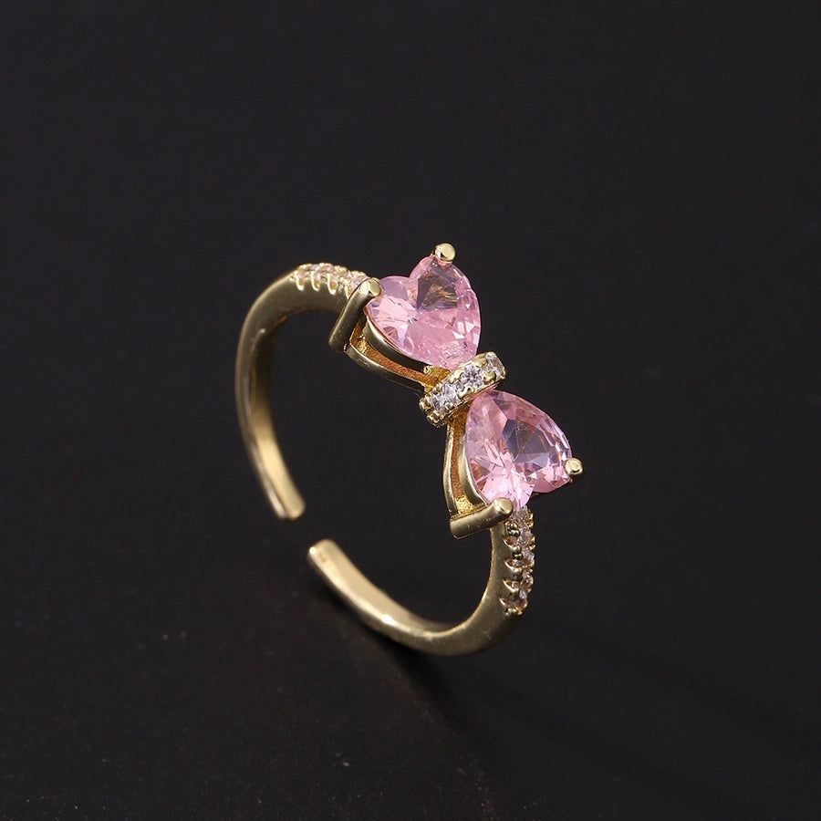 Heart Zircon Rings