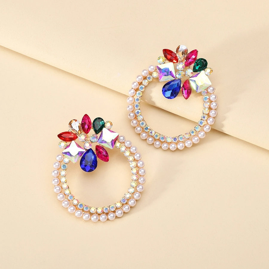 Round Glam Earrings