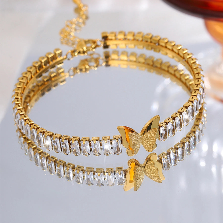 Butterfly /Flower Bangle