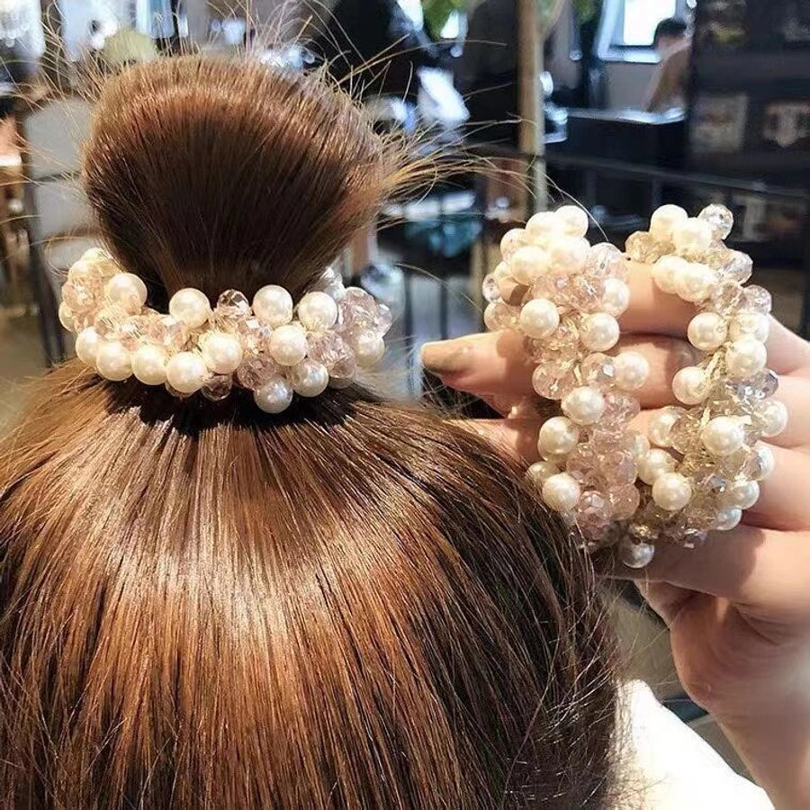 Crystal pearl hair accessories