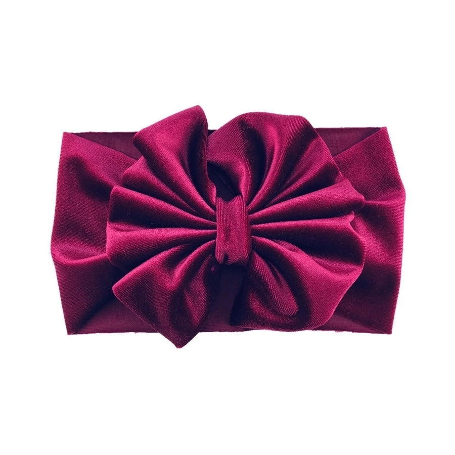 Velour Bowknot Hair Band