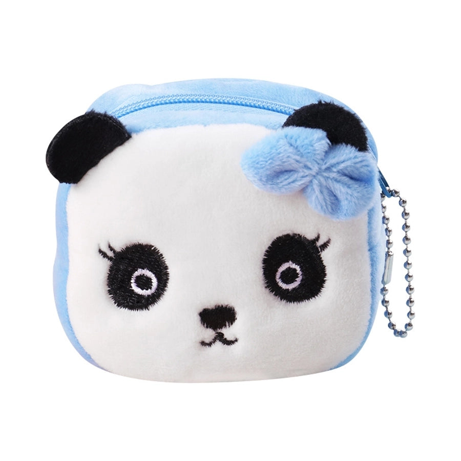 Plush zip pouch