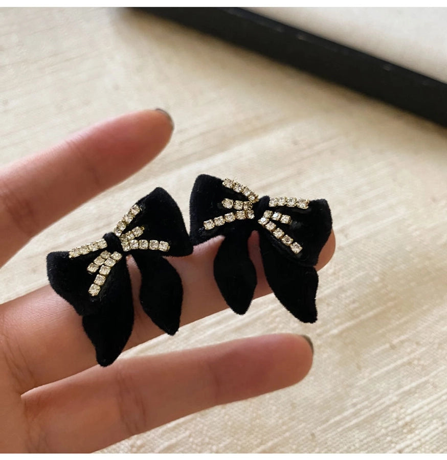 Bow Knot Alloy Ear Studs