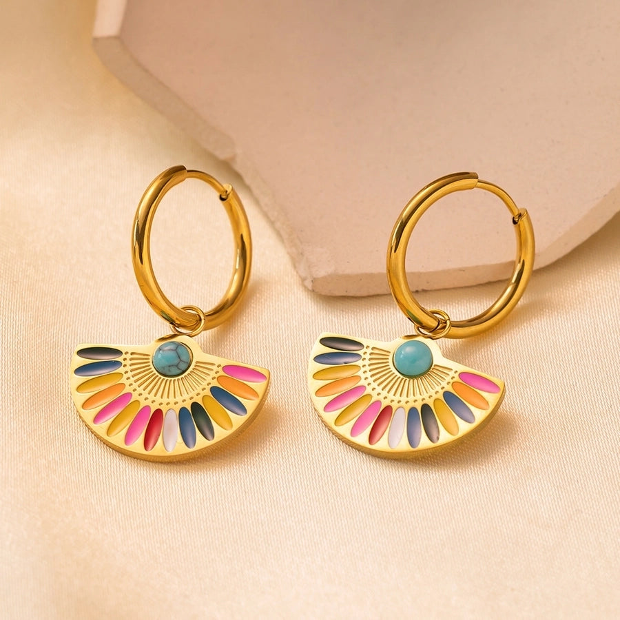 Retro Scallop Earrings(18K Gold Plated)