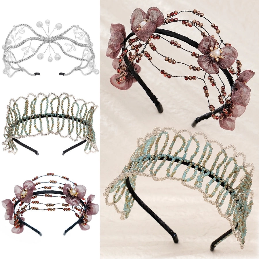 Flower Crystal Hair Band