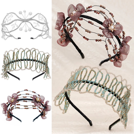 Flower Crystal Hair Band