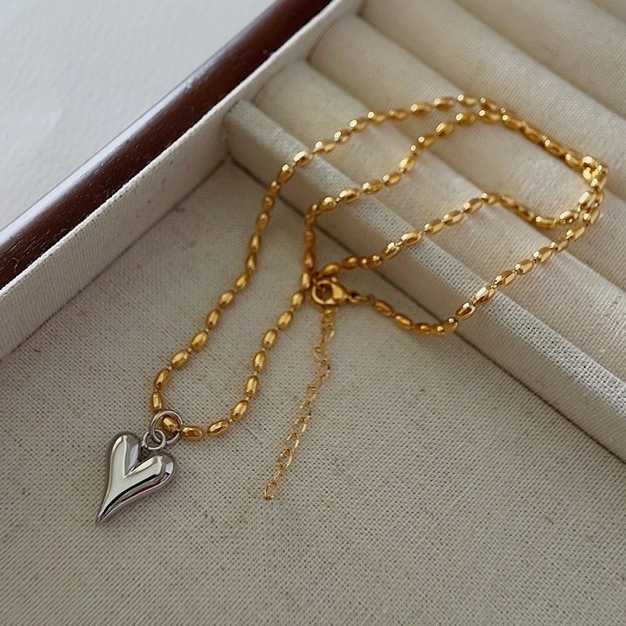 Classic Heart Necklace-18K Gold Plated