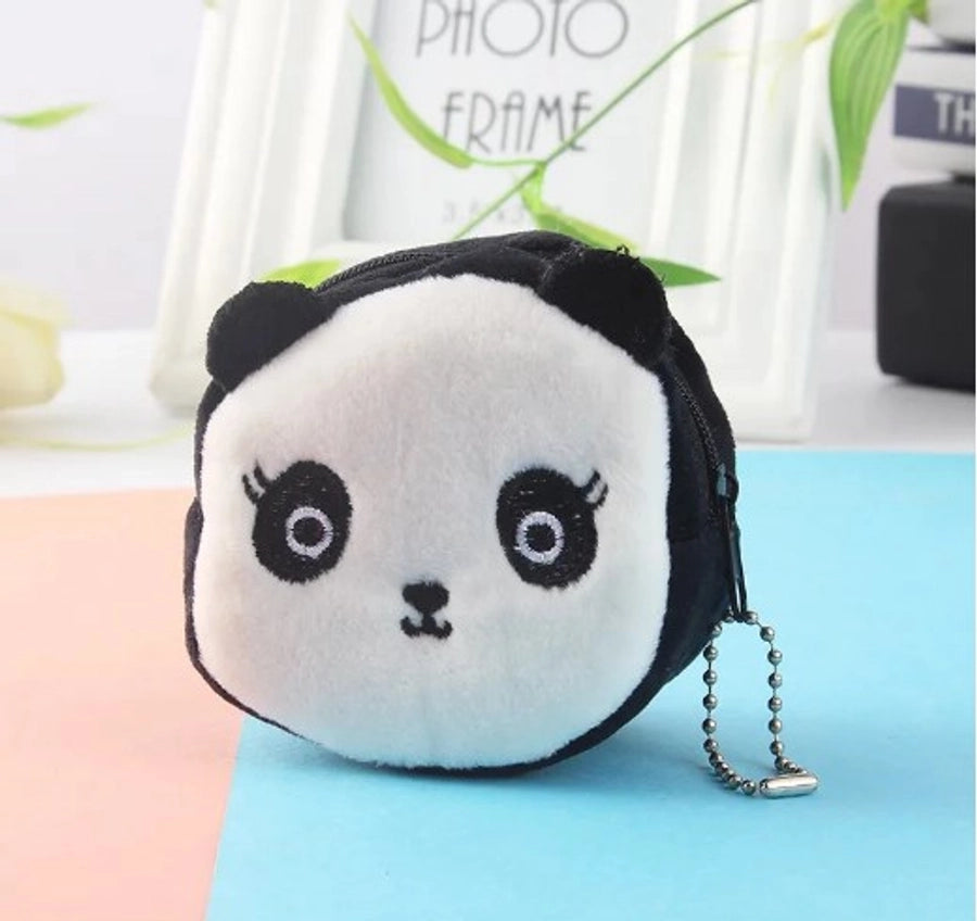 Plush zip pouch