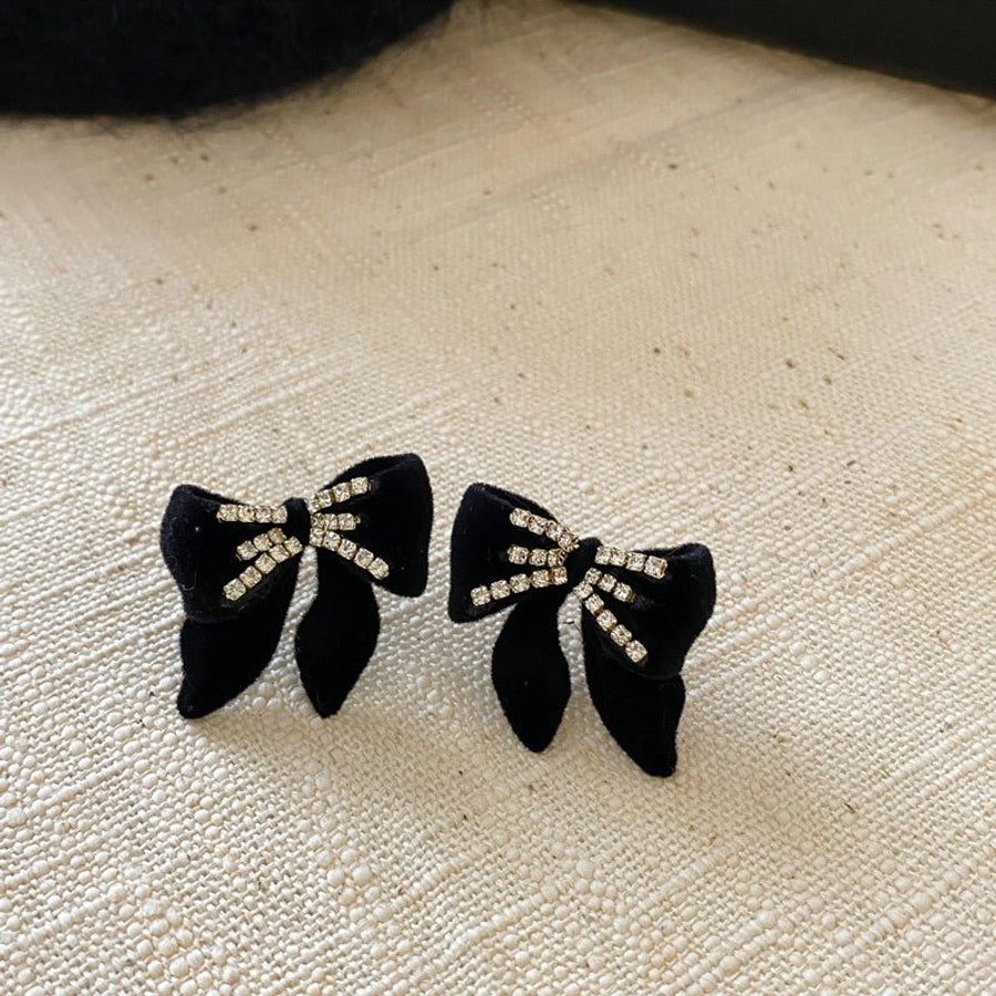 Bow Knot Alloy Ear Studs