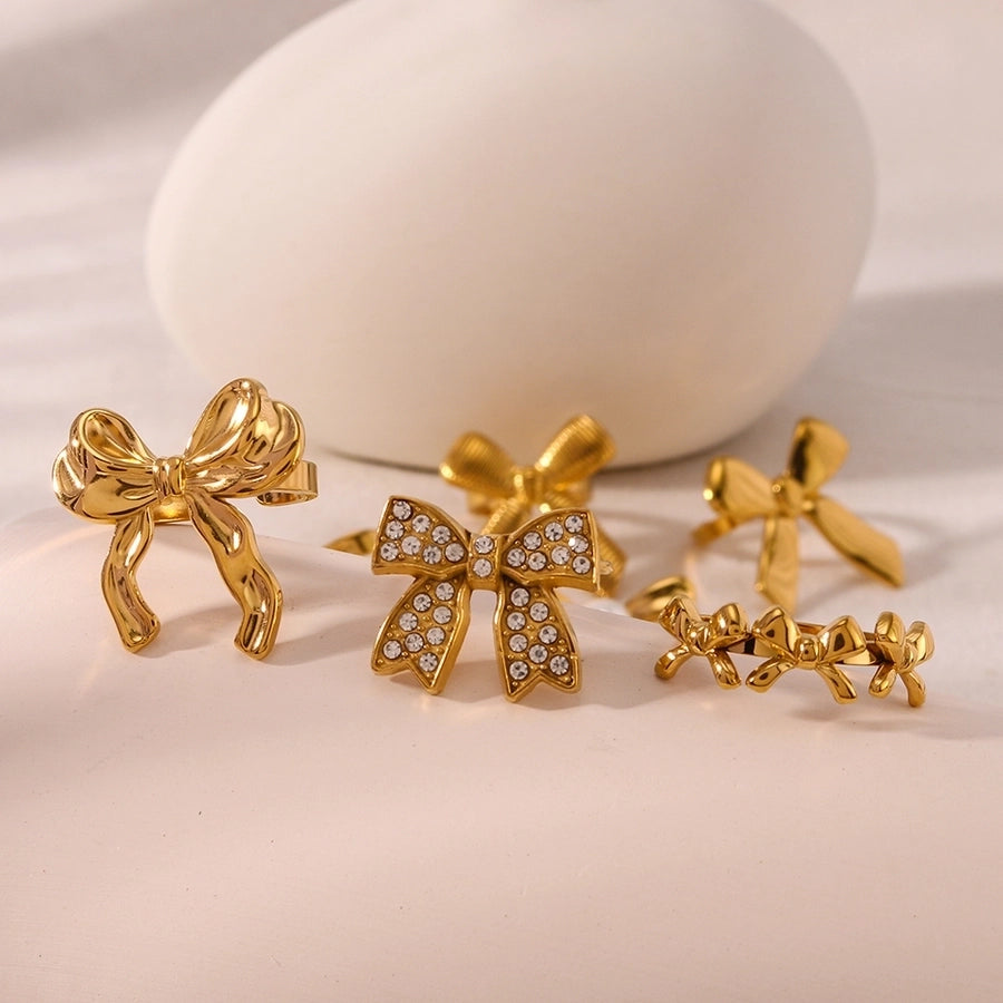 Gold Bow Knot Collection (18K Gold Plated)