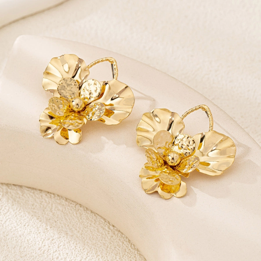 Chic Drop Flower Earrings