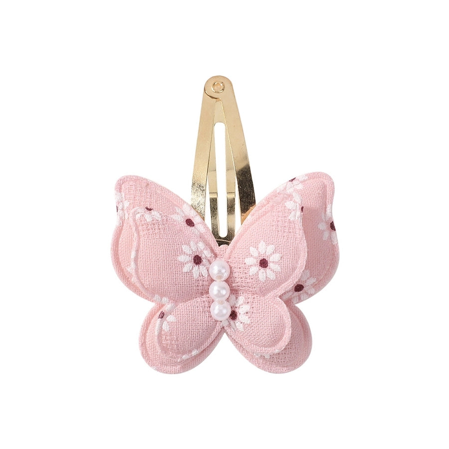 Butterfly yarn Hair Clip