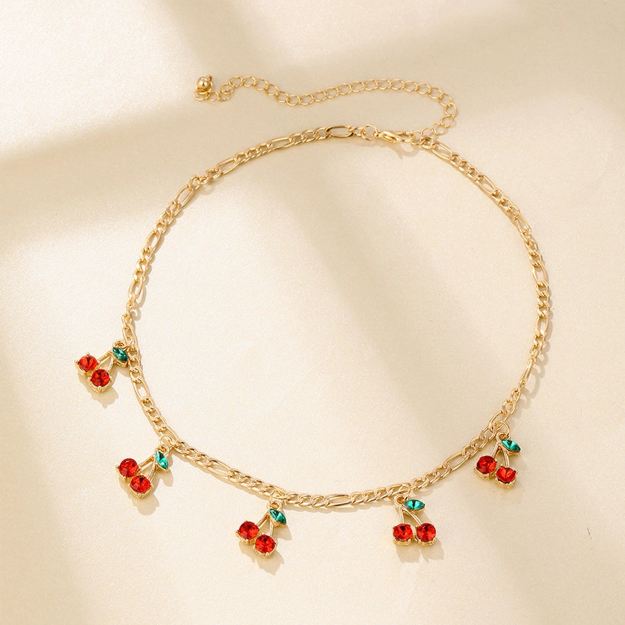 Red cherry Necklace