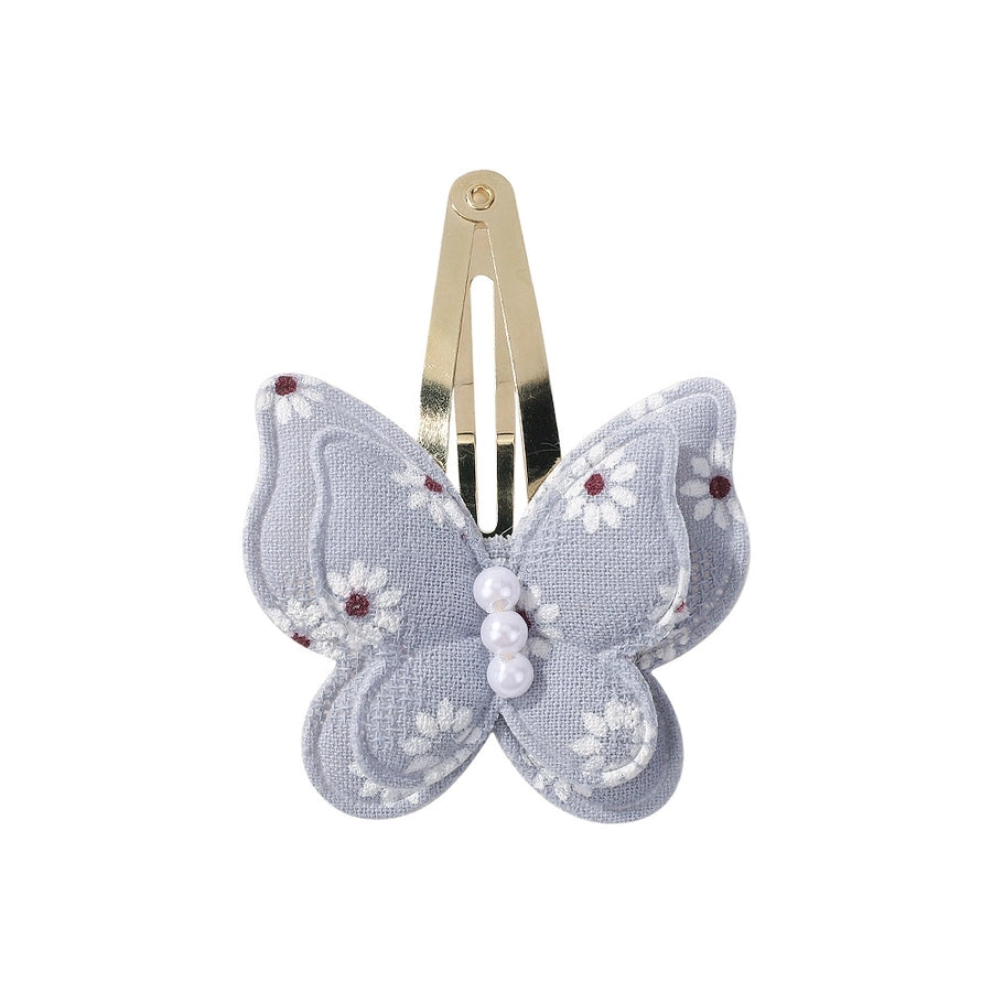 Butterfly yarn Hair Clip