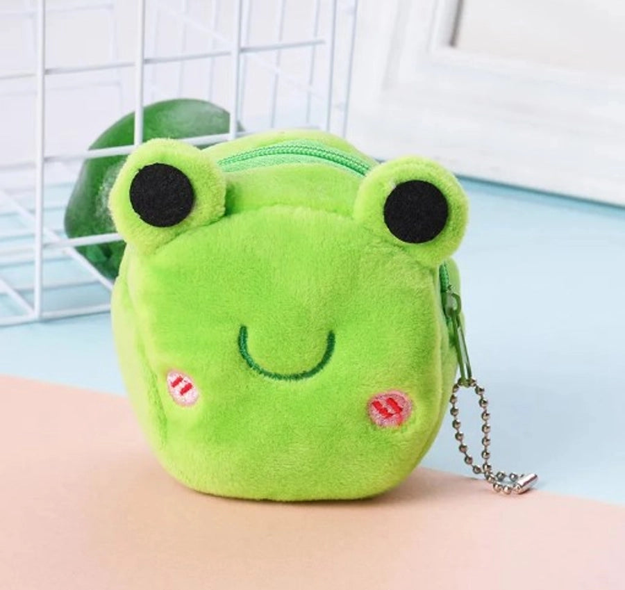 Plush zip pouch