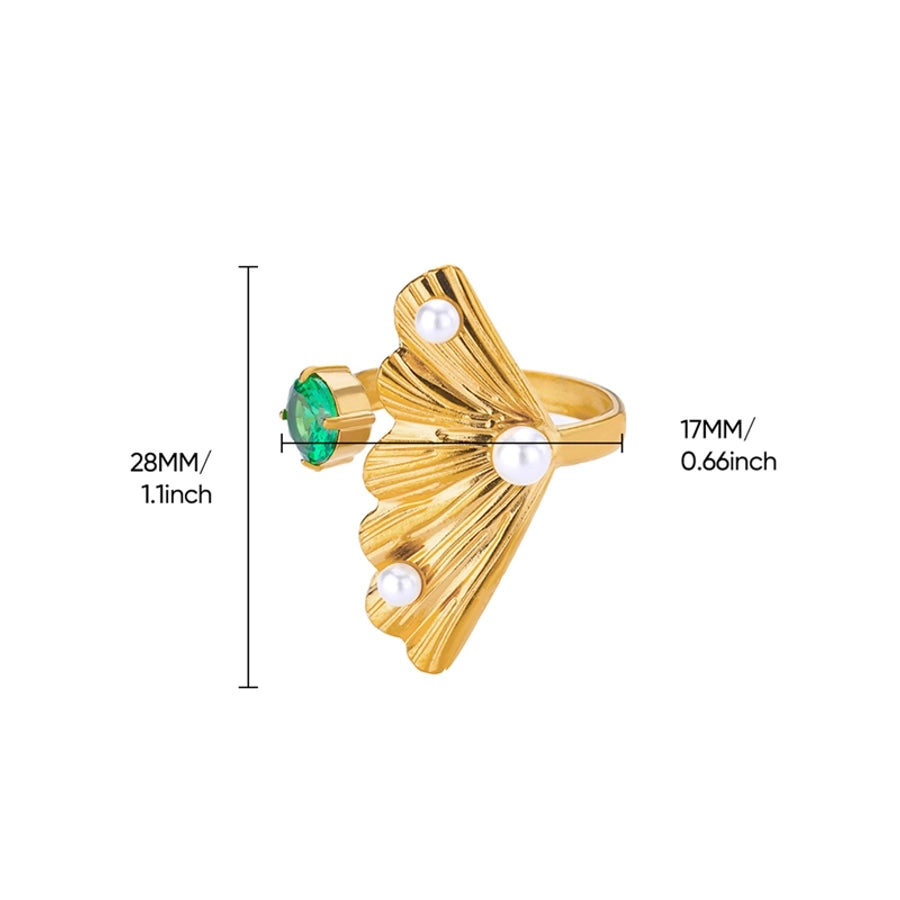 Scallop Open Rings