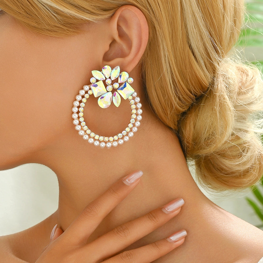 Round Glam Earrings