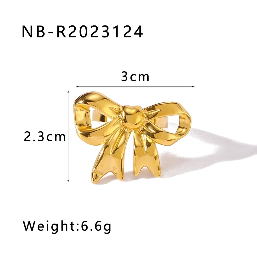 Gold Bow Knot Collection (18K Gold Plated)