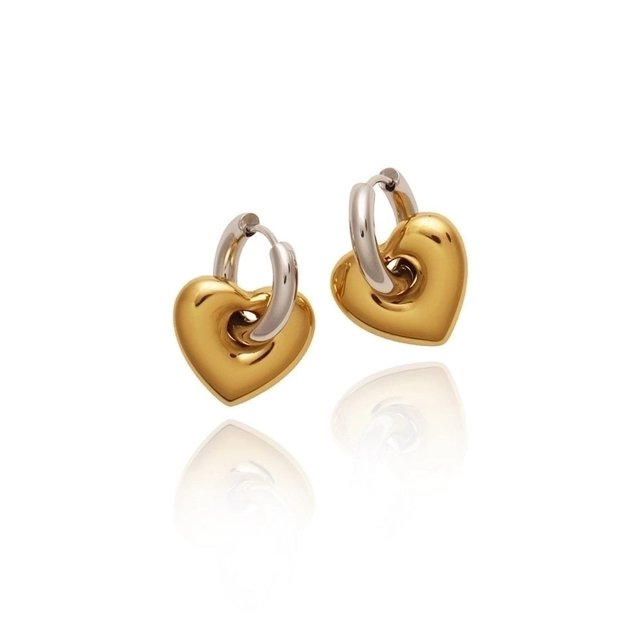 Lock the Heart drop earrings