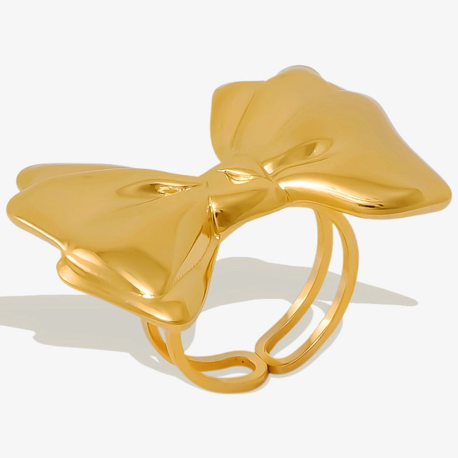 Bow Ring (18K Gold Plated)