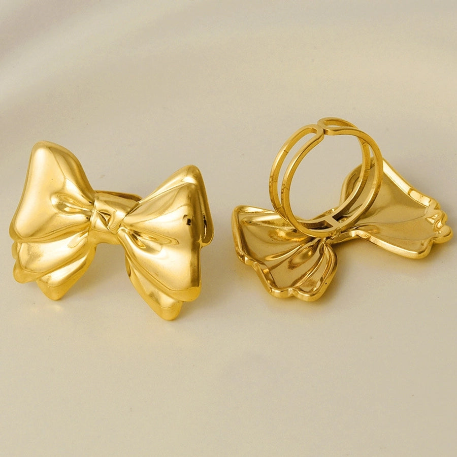 Bow Ring (18K Gold Plated)