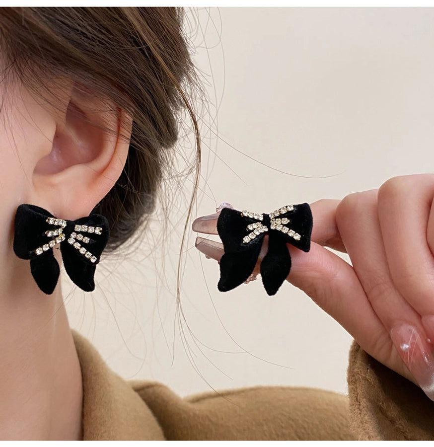 Bow Knot Alloy Ear Studs