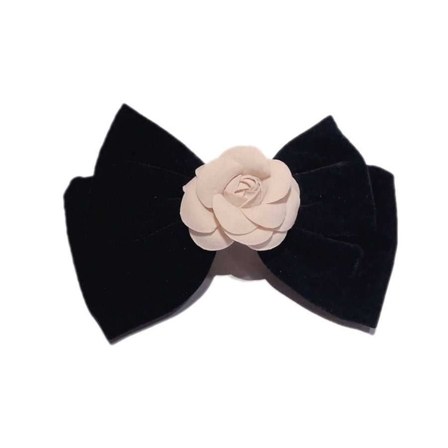 Camellia bowknot hair clip