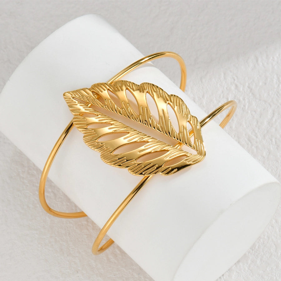 Large Gold Bangle Collection (18K Gold Plated)