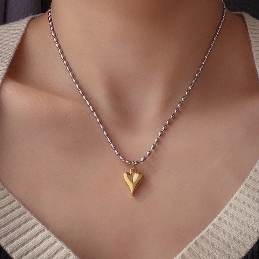 Classic Heart Necklace-18K Gold Plated