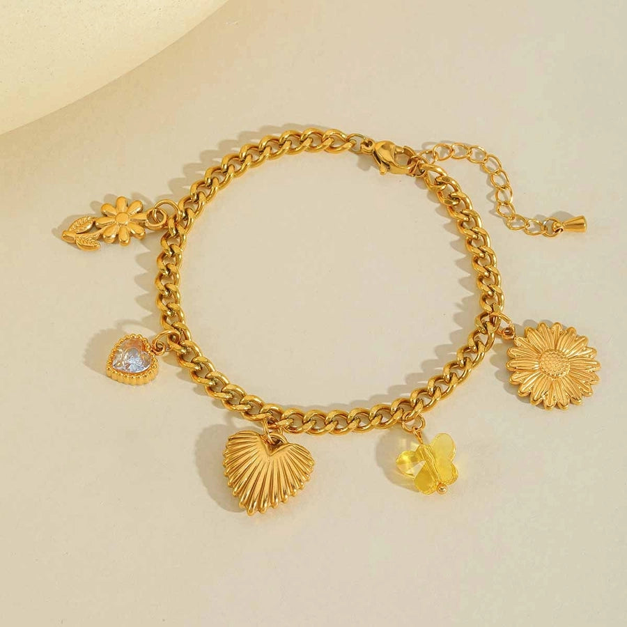 Bow Chain Bracelet (18K Gold Plated)