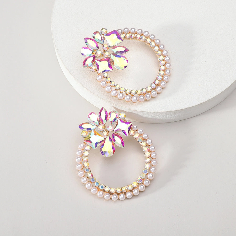 Round Glam Earrings