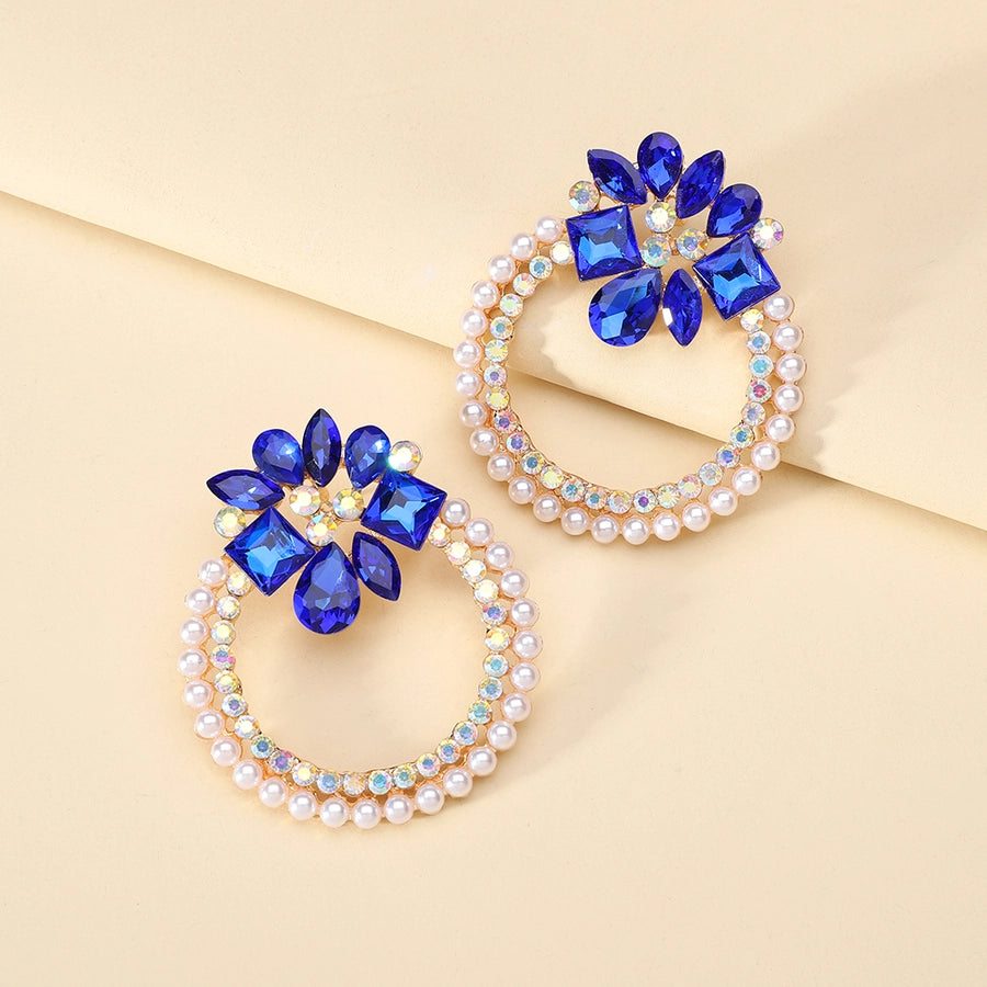 Round Glam Earrings