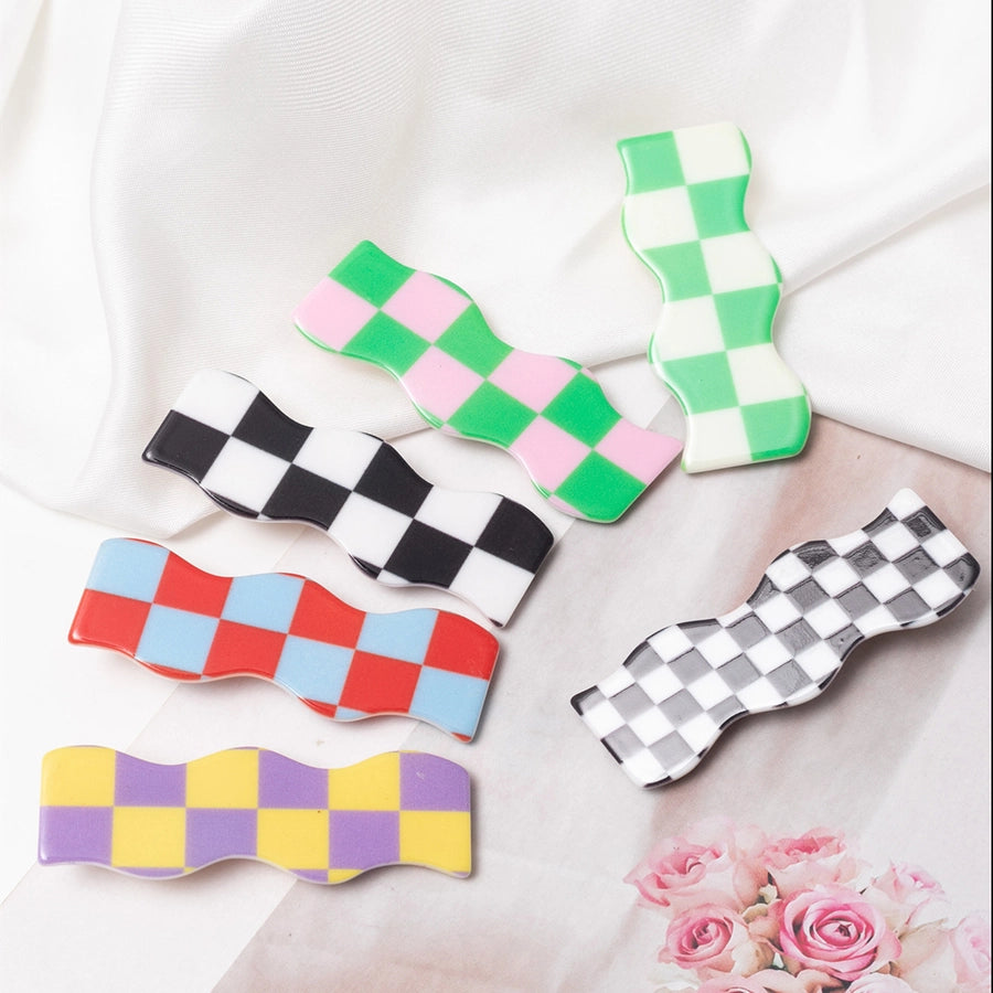 Checkers  hair clip