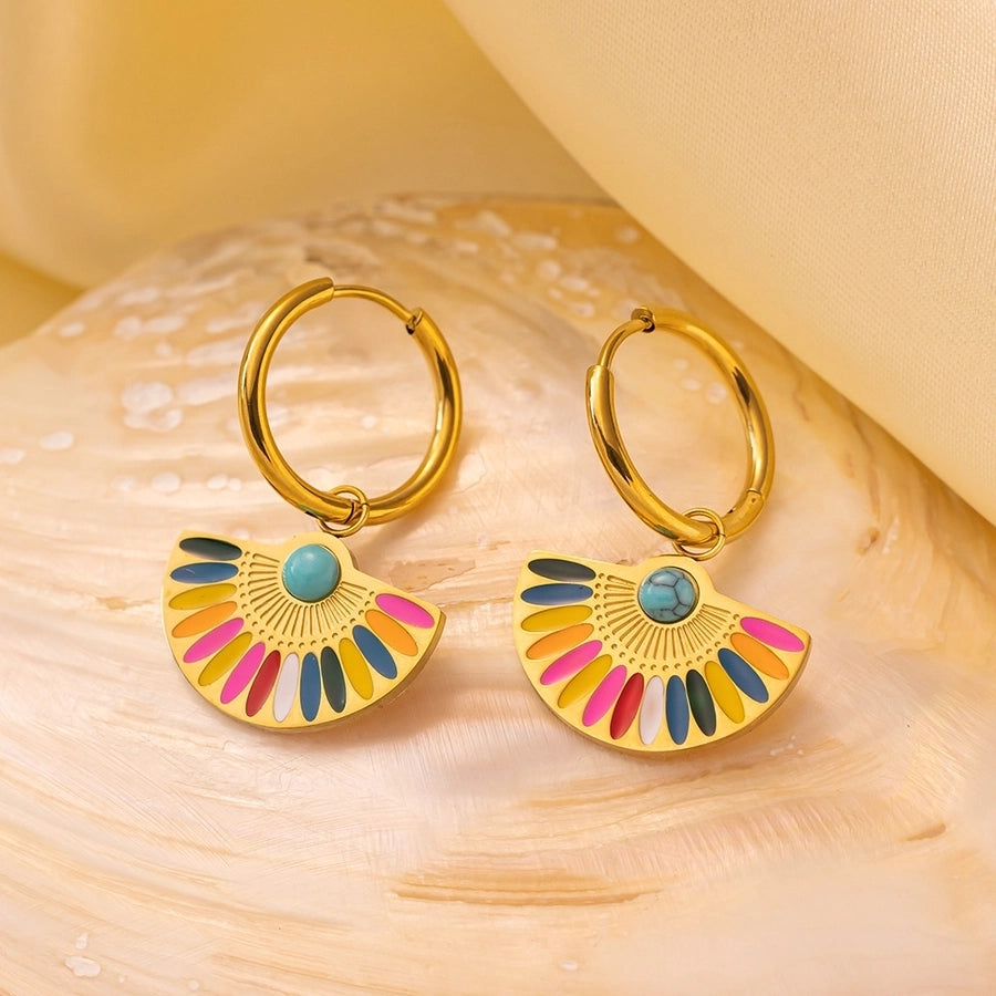 Retro Scallop Earrings(18K Gold Plated)