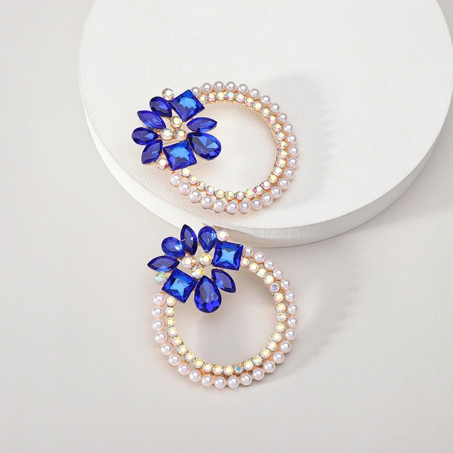 Round Glam Earrings