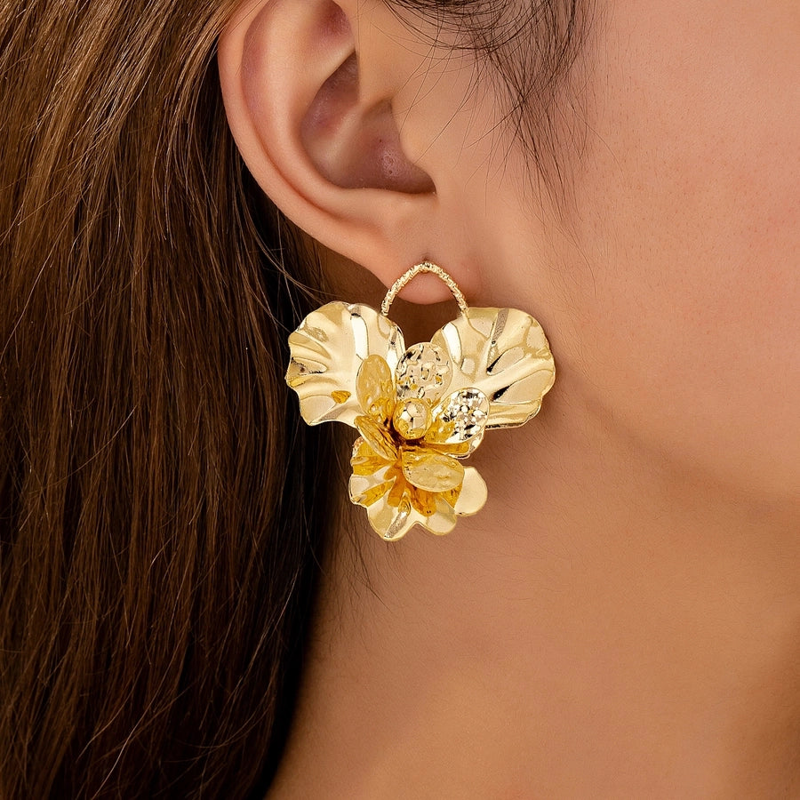 Chic Drop Flower Earrings