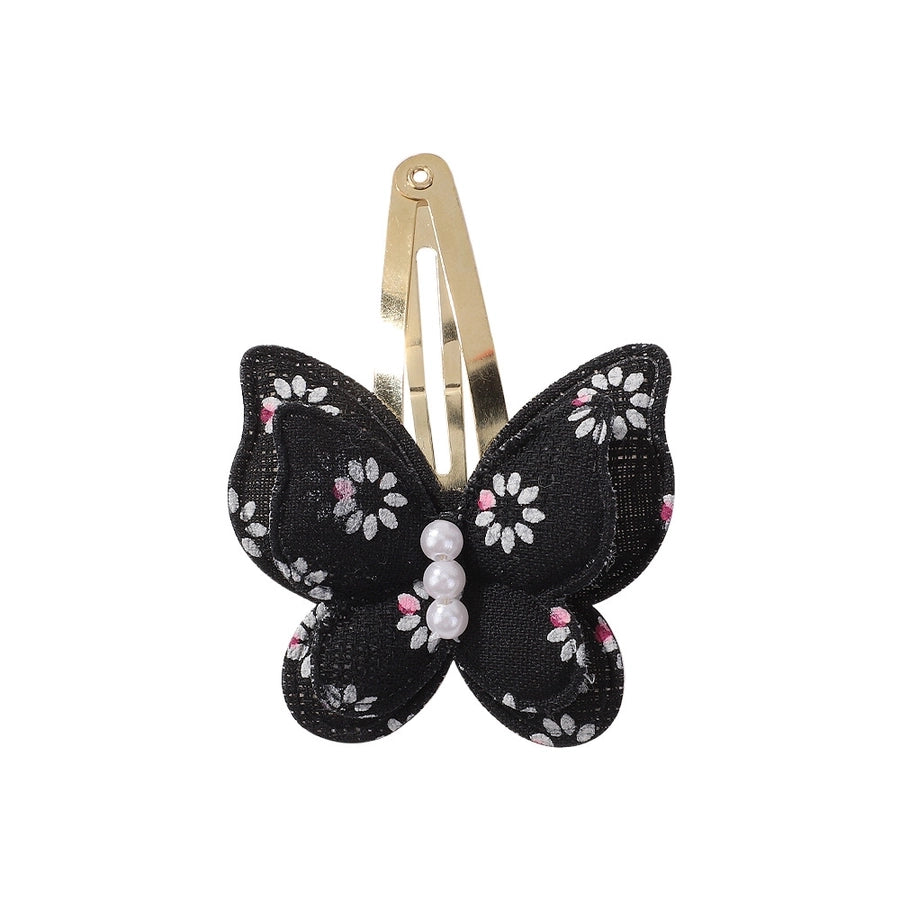 Butterfly yarn Hair Clip