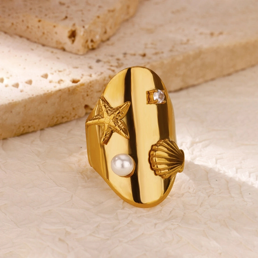 Scallop Open Rings