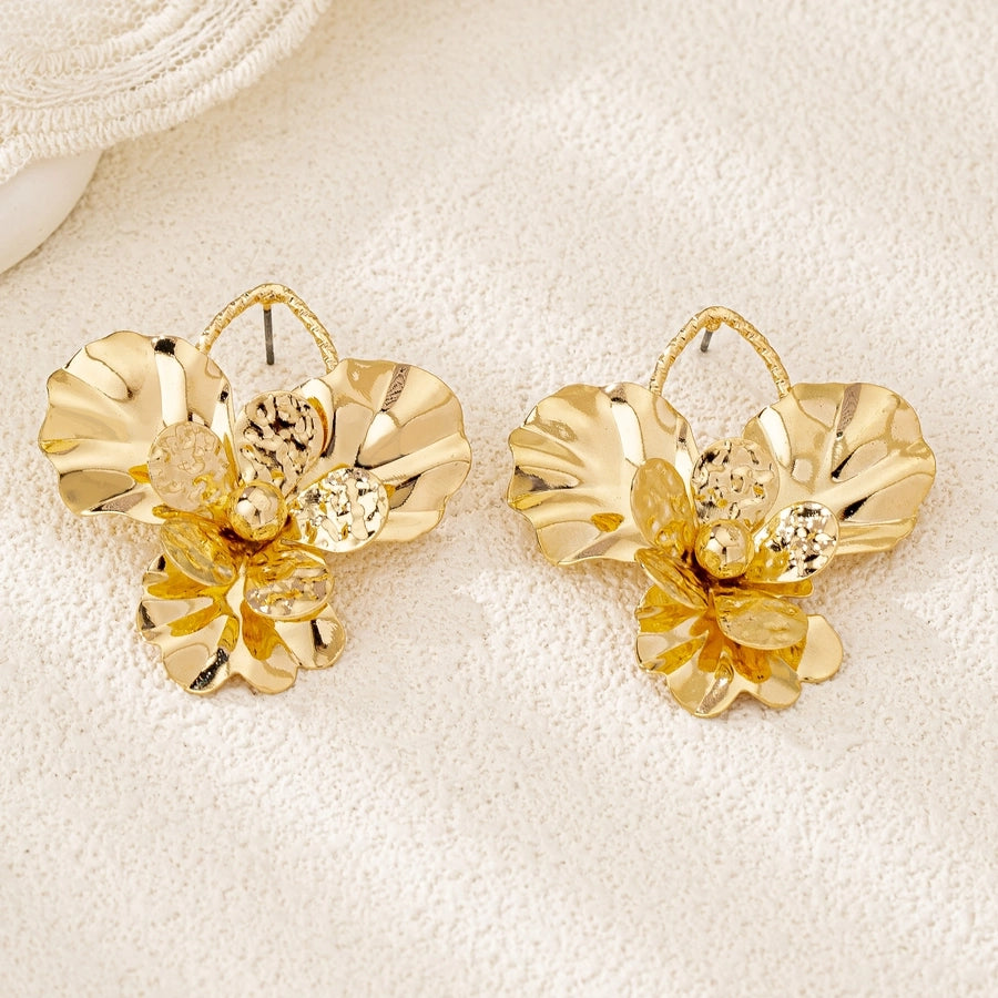 Chic Drop Flower Earrings