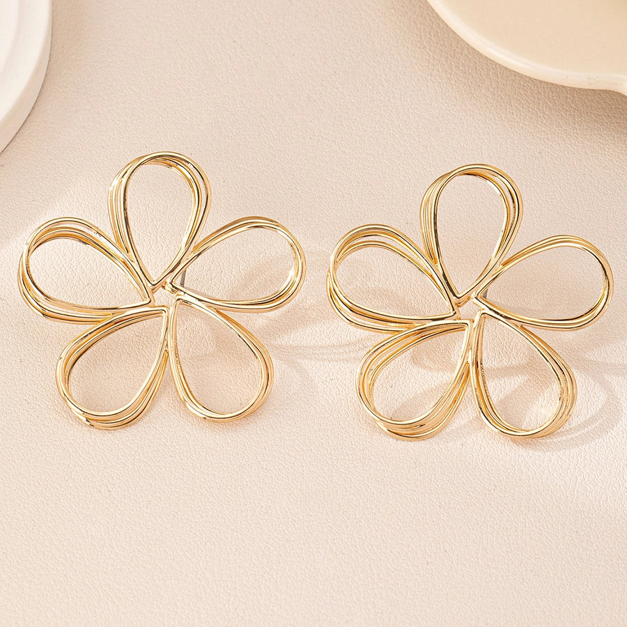 Flower Hollow Out Earrings